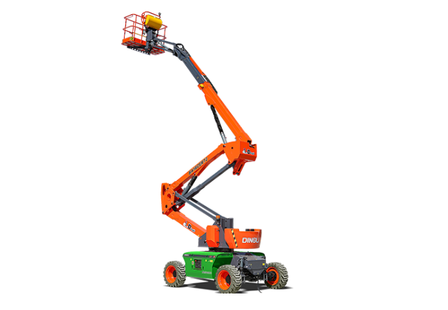 30 meter articulated boom lift for high reach industrial and construction work