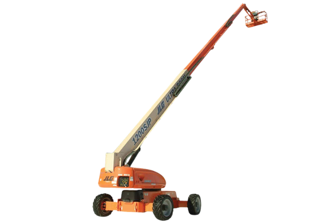 30 meter telescopic boom lift for high reach construction and maintenance access