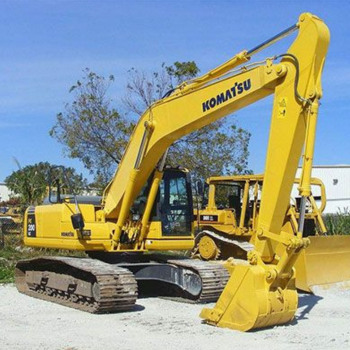 Excavator rental machine for construction and digging work