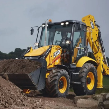 TJCB rental machine for excavation and construction work